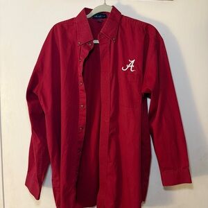 LG Red Alabama Collared Shirt